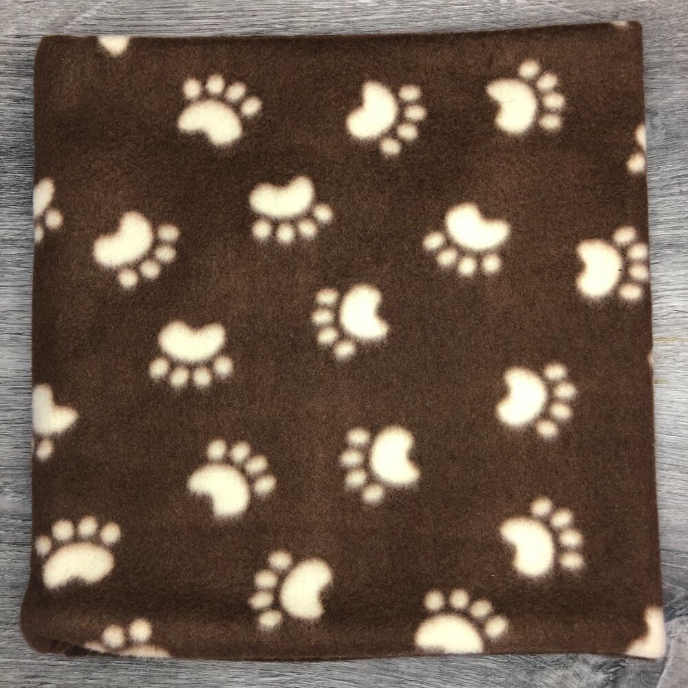 puppy dog paw prints dog pet lovers gaiter neck warmer fleece Scarf Tube earmuff